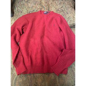 Polo By Ralph Lauren Vintage Wool Sweater  Size  46